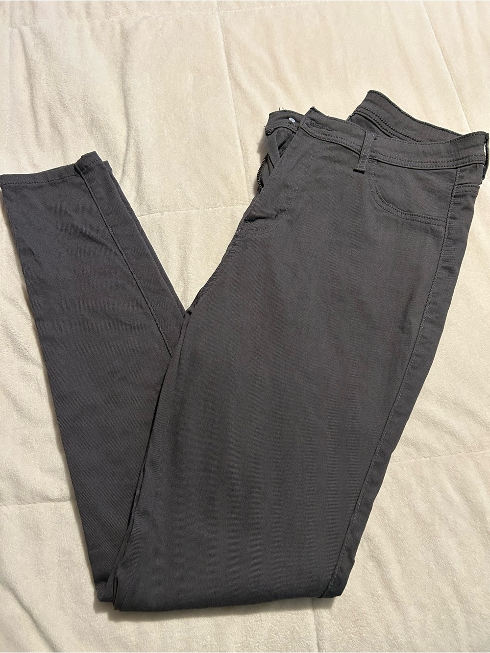 Women’s Gray skinny jeans stretch size xl